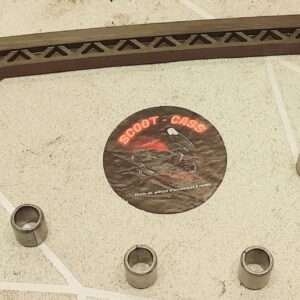 Guide chaîne + 4 pions centreur Peugeot Satelis 125